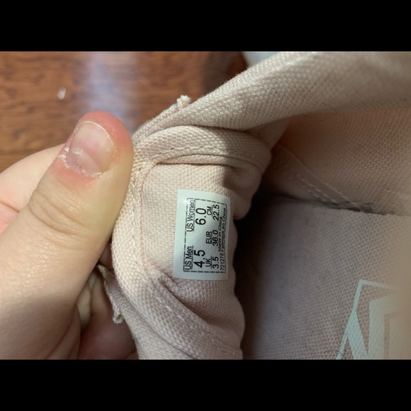 Vans light pink lace up shoes - Picture 6 of 6
